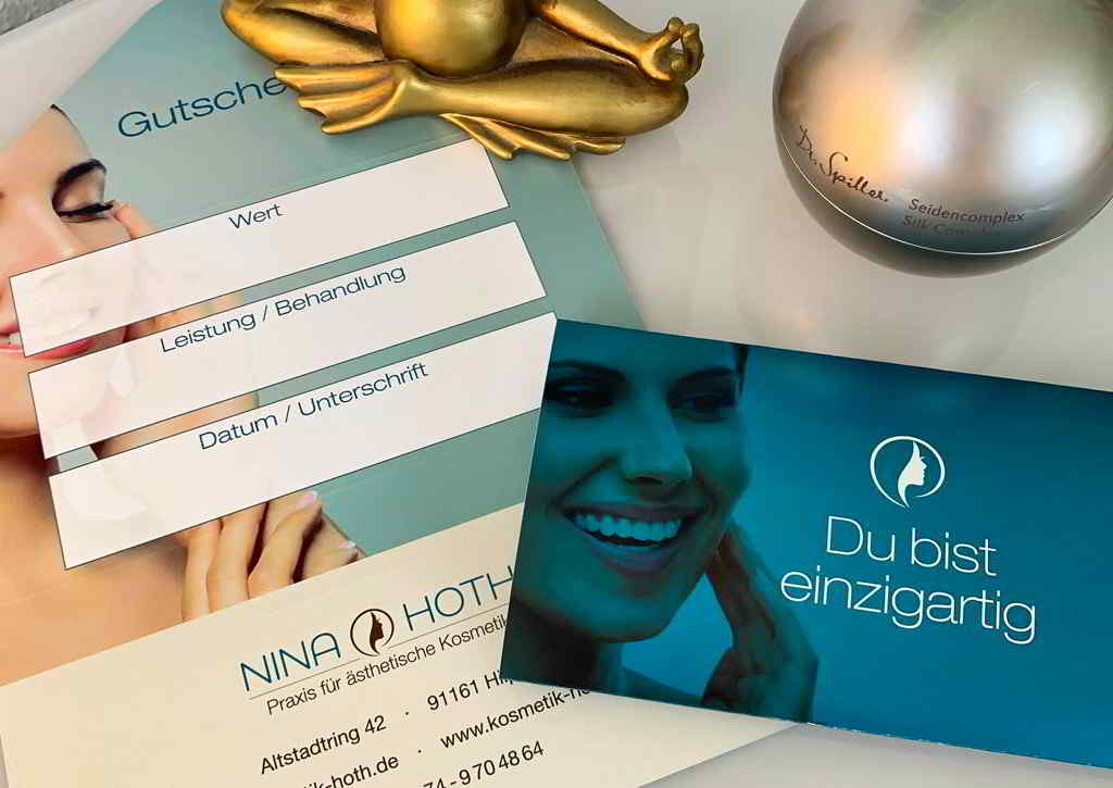 Schönheit verschenken - mit Gutscheinen